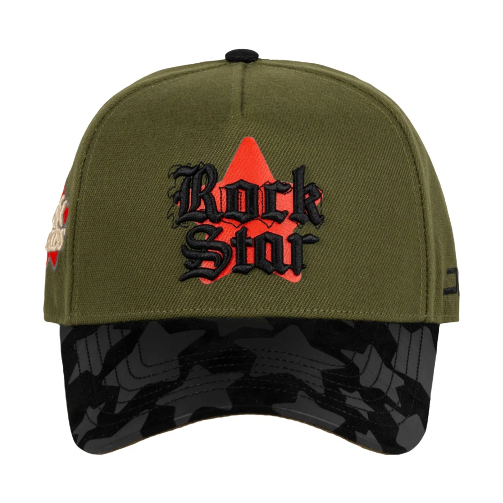 Gorra JC Hats Rock Star Series Verde Olivo Unisex 003268