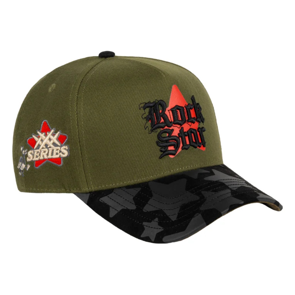 Gorra JC Hats Rock Star Series Verde Olivo Unisex 003268