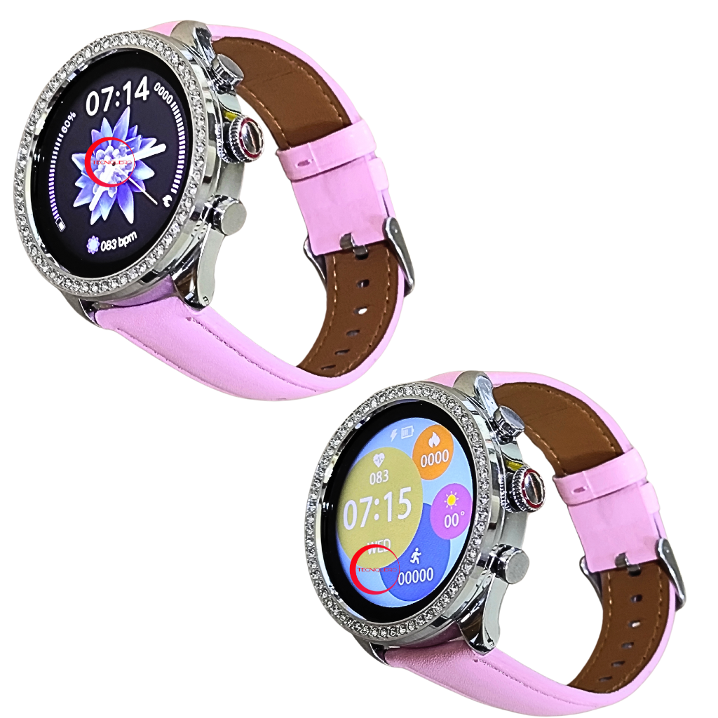 Smartwatch Bossney Ws Gs83 Rosa Elegancia Y Tecnología Salud, Llamadas, Deportes Y Notificaciones