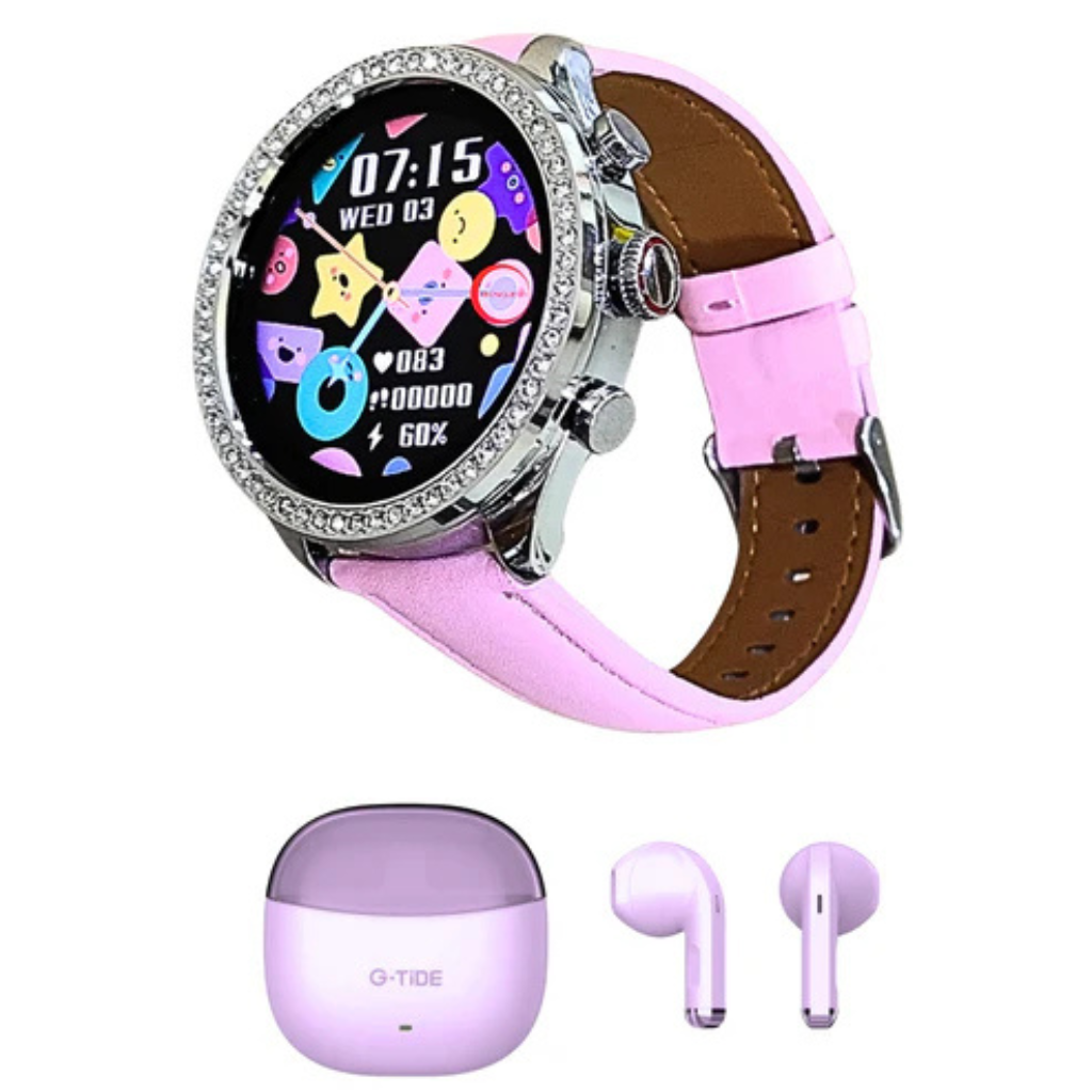 Smartwatch Bossney Ws Gs83 + Audífonos G-Tide L21 Bluetooth 5.3