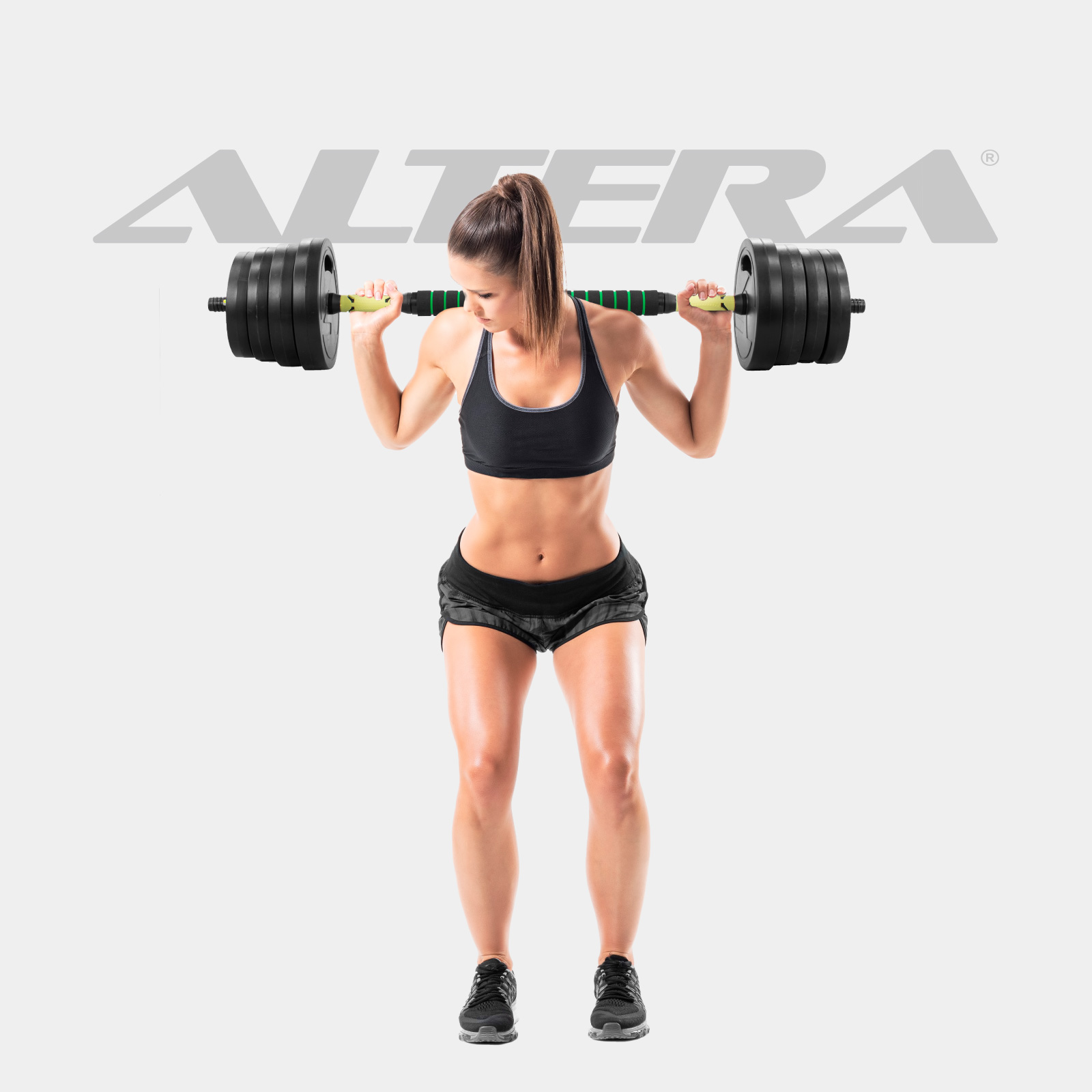 Altera Fitness Pesas Mancuernas Ajustables 30 Kg Pesas Kit Altera