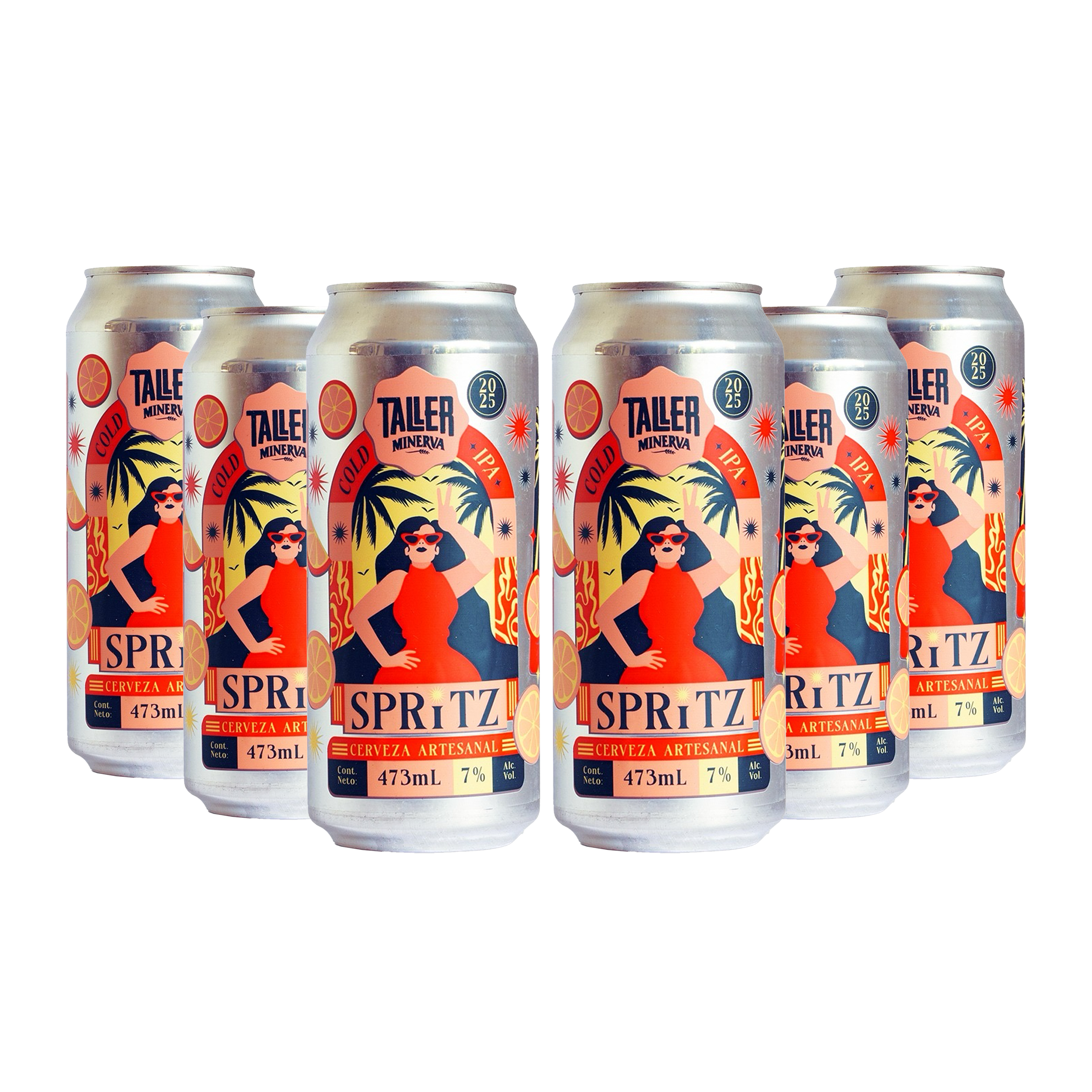 Six Pack Cerveza Artesanal Minerva de Temporada 473 Ml