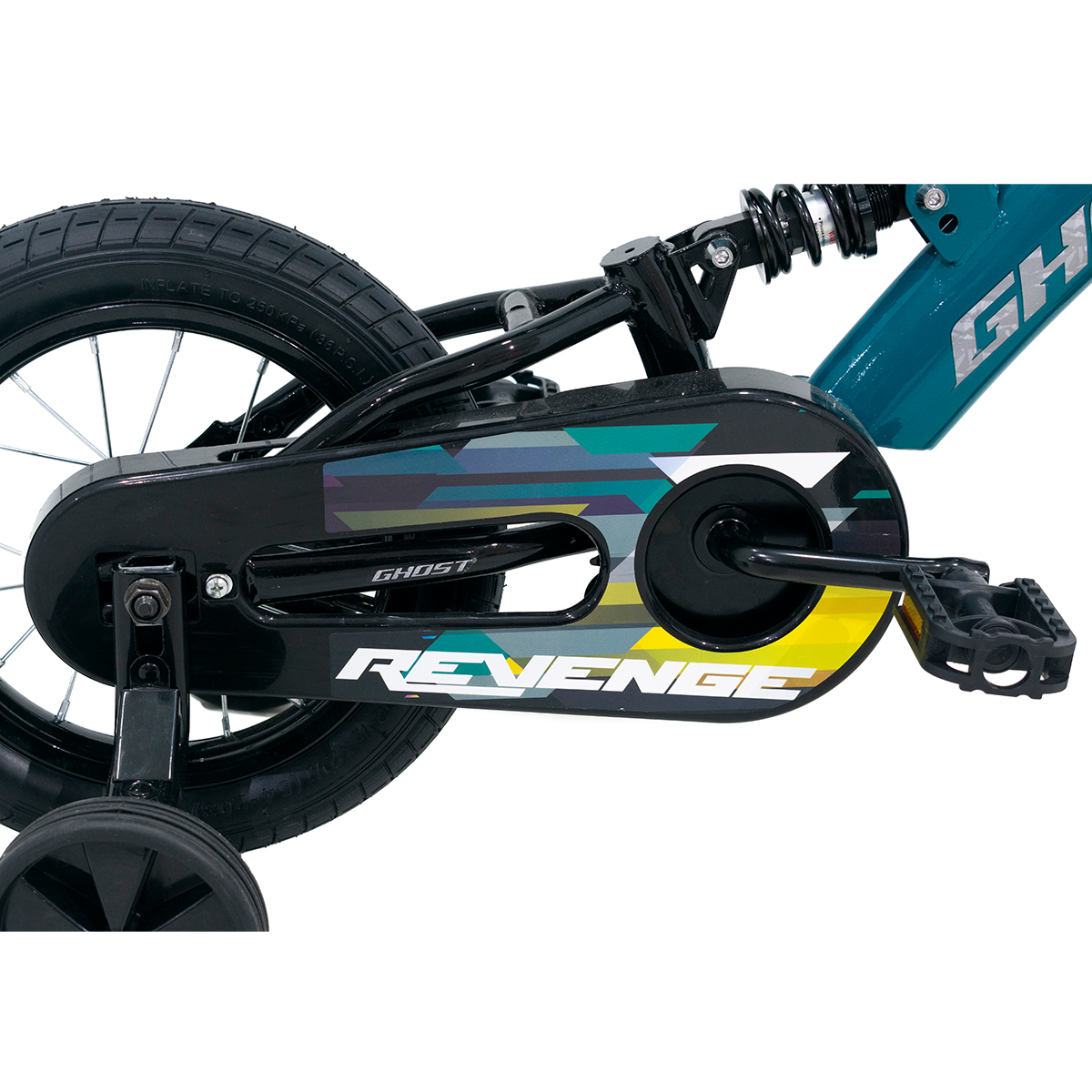 Bicicleta Ghost Revenge Rodada 12 Verde Infantil