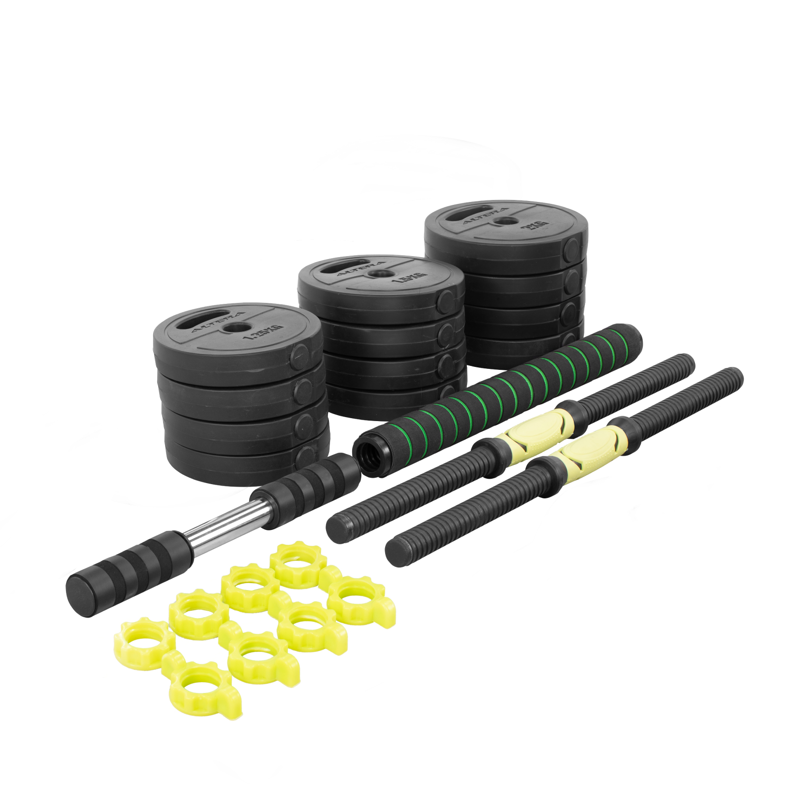 Set De Mancuernas 20 Kg Ajustables Para Ejercicio Gym Altera