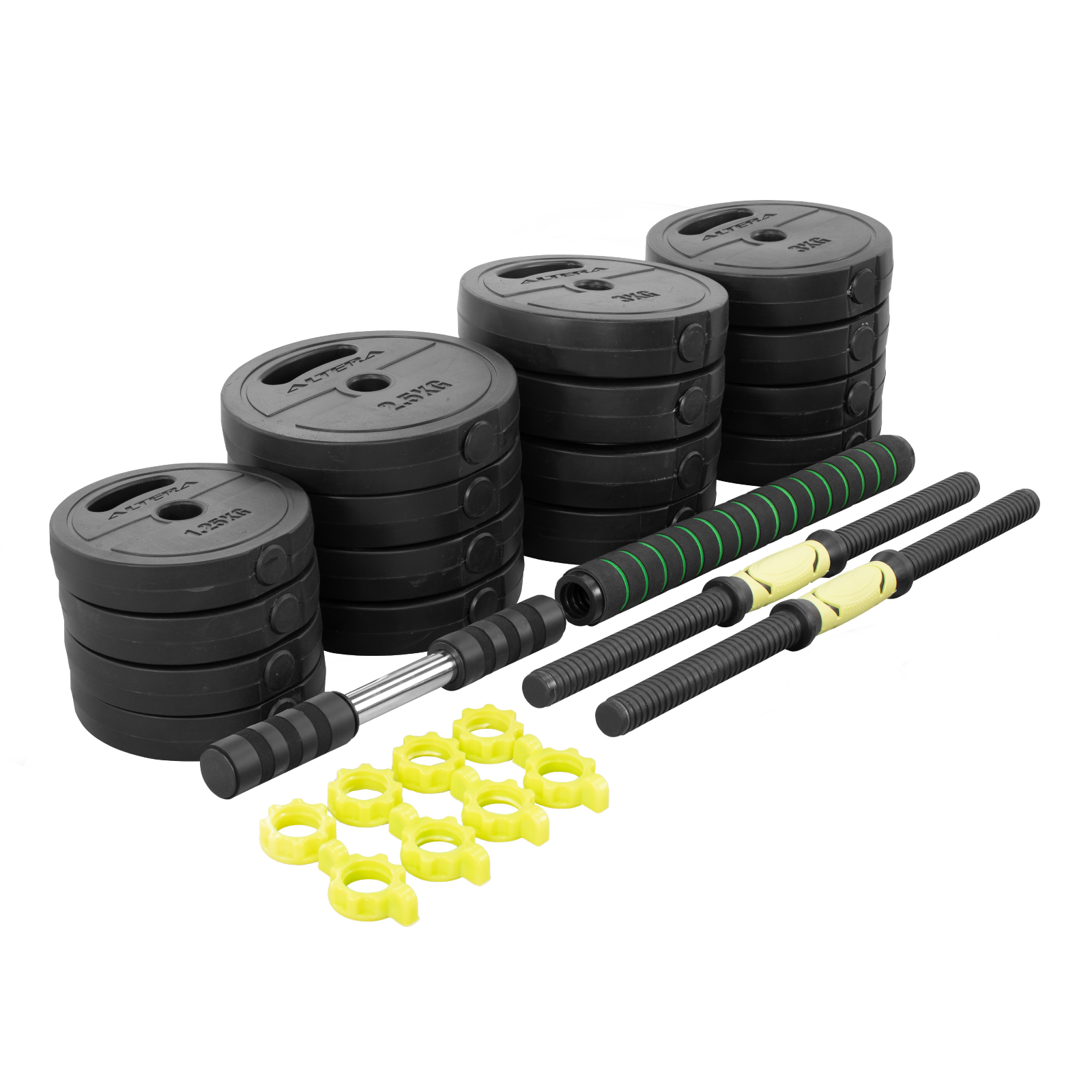 Set De Mancuernas Para Ejercicio 40 Kg Altera Ajustables Gym