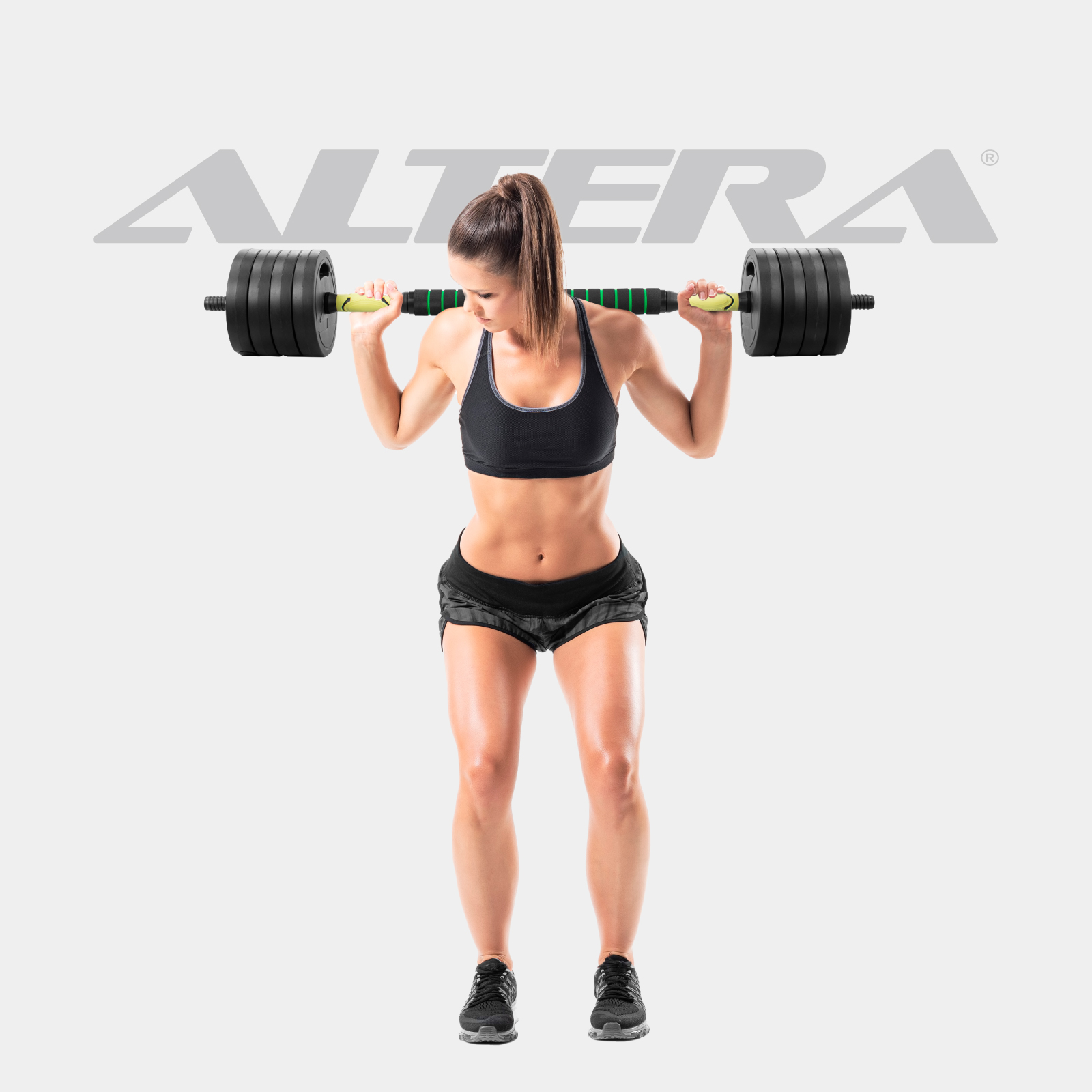 Set De Mancuernas Para Ejercicio 40 Kg Altera Ajustables Gym