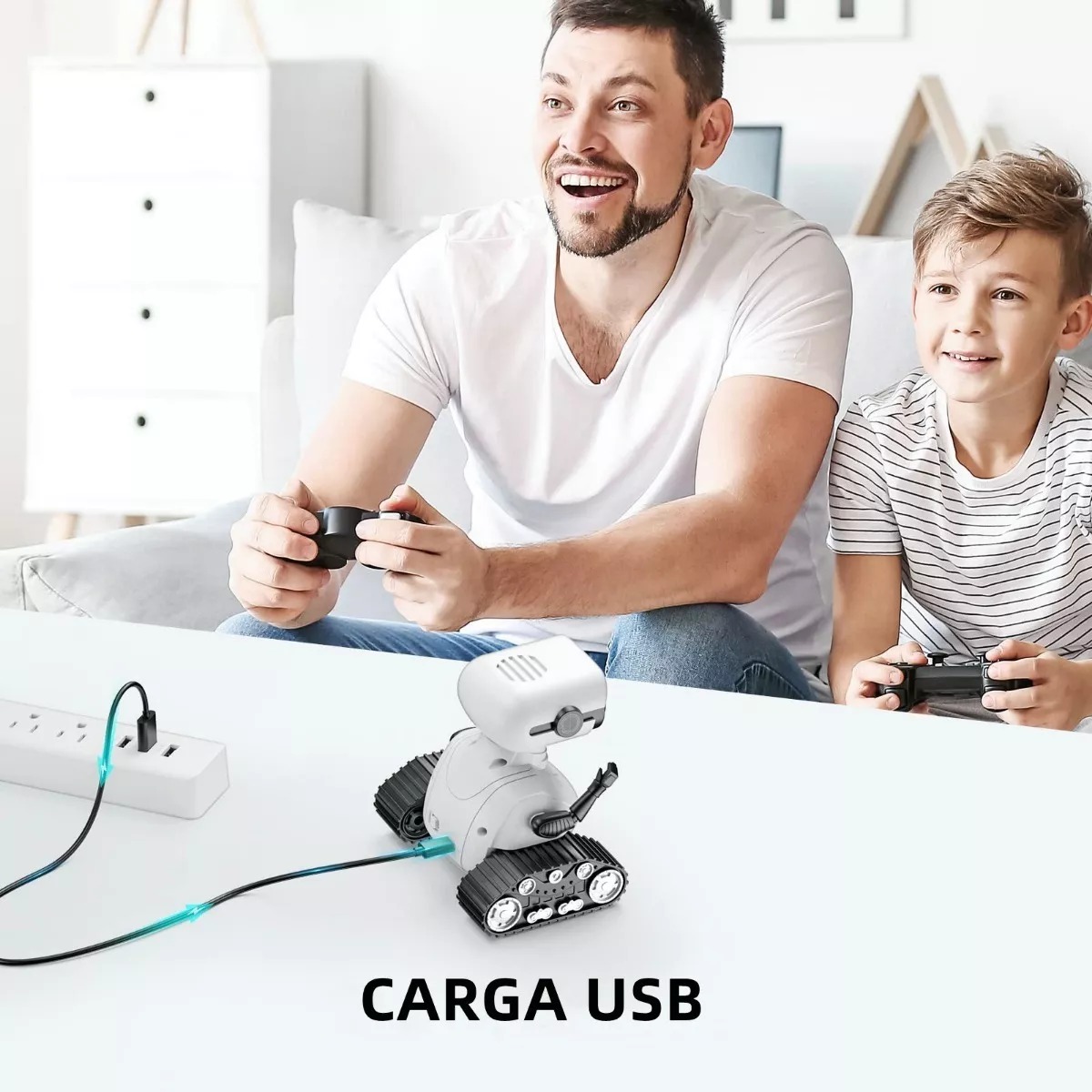 Robot A Control Remoto Rosa Recargable Juguete Robot Para Niños