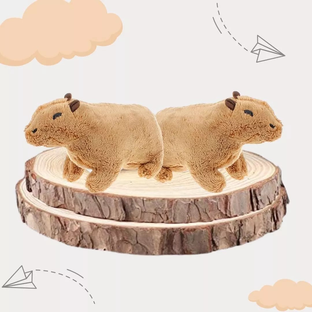 Peluche Capibara Realista Y Lindo 22cm Juguetes