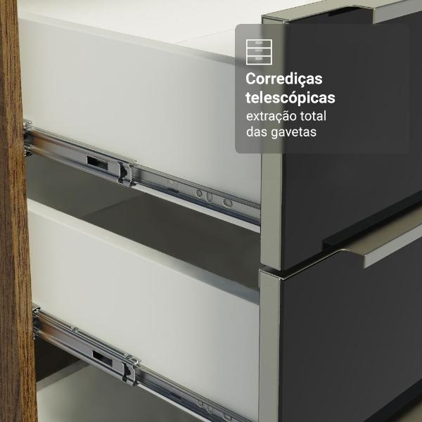 Cocina Integral Completa Armario de Vidrio Madesa Lux MN 02