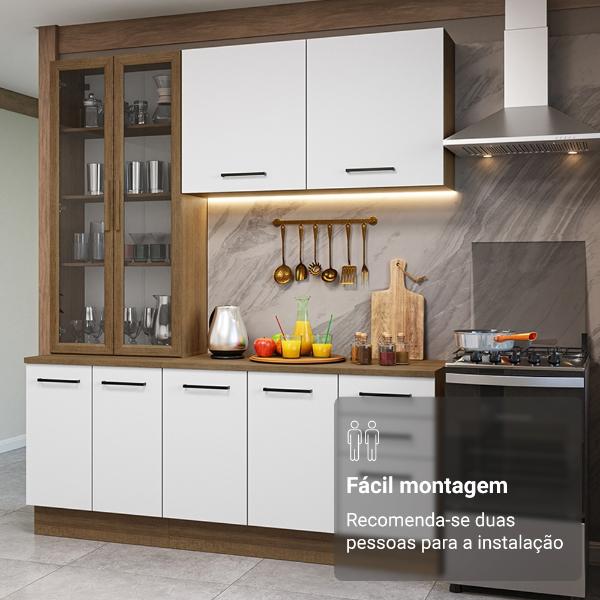 Cocina Integral Completa Armario de Vidrio Madesa Agata MB