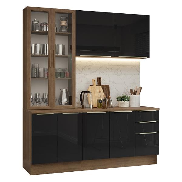Cocina Integral Completa Armario de Vidrio Madesa Lux MN 02
