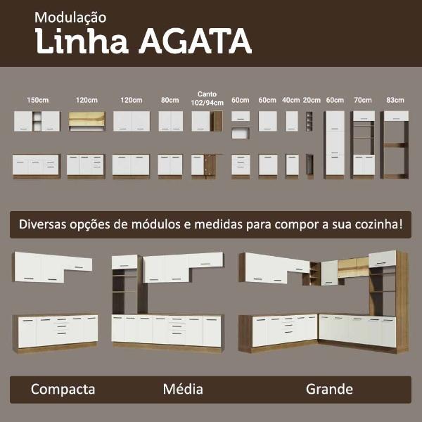 Cocina Integral Completa Armario de Vidrio Madesa Agata MB