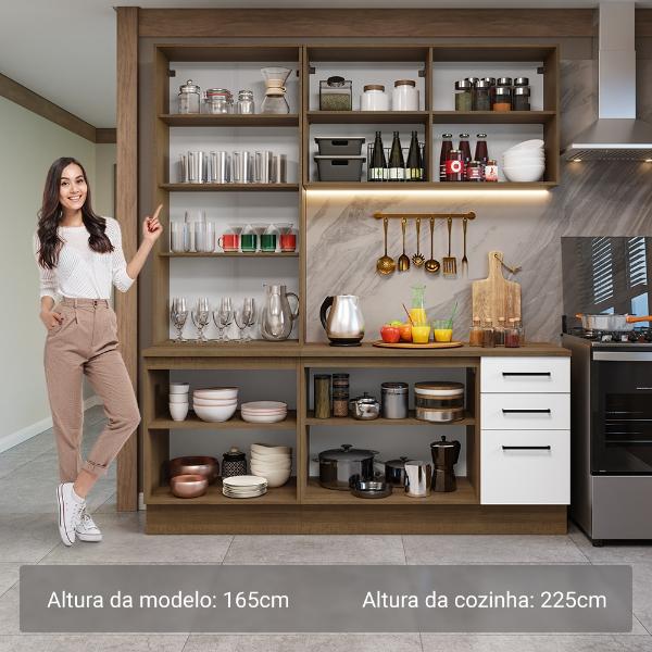 Cocina Integral Completa Armario de Vidrio Madesa Agata MB