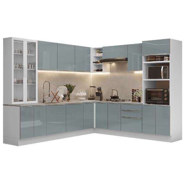Cocina Integral Completa Armario de Vidrio Madesa Lux BG 01