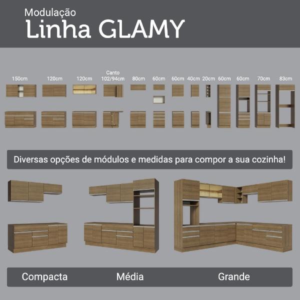 Cocina Integral Completa Modular Madesa Glamy 190cm MM 05