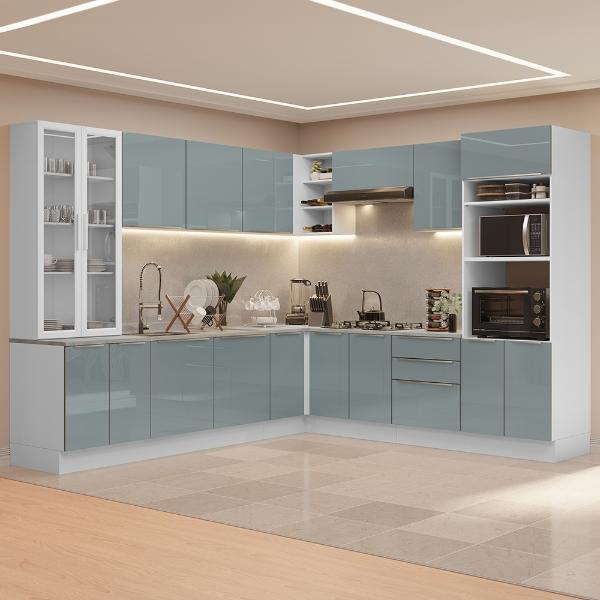 Cocina Integral Completa Armario de Vidrio Madesa Lux BG 01