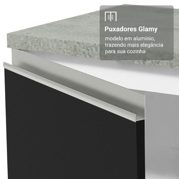 Cocina Integral Completa Armario de Vidrio Madesa Glamy BN 5