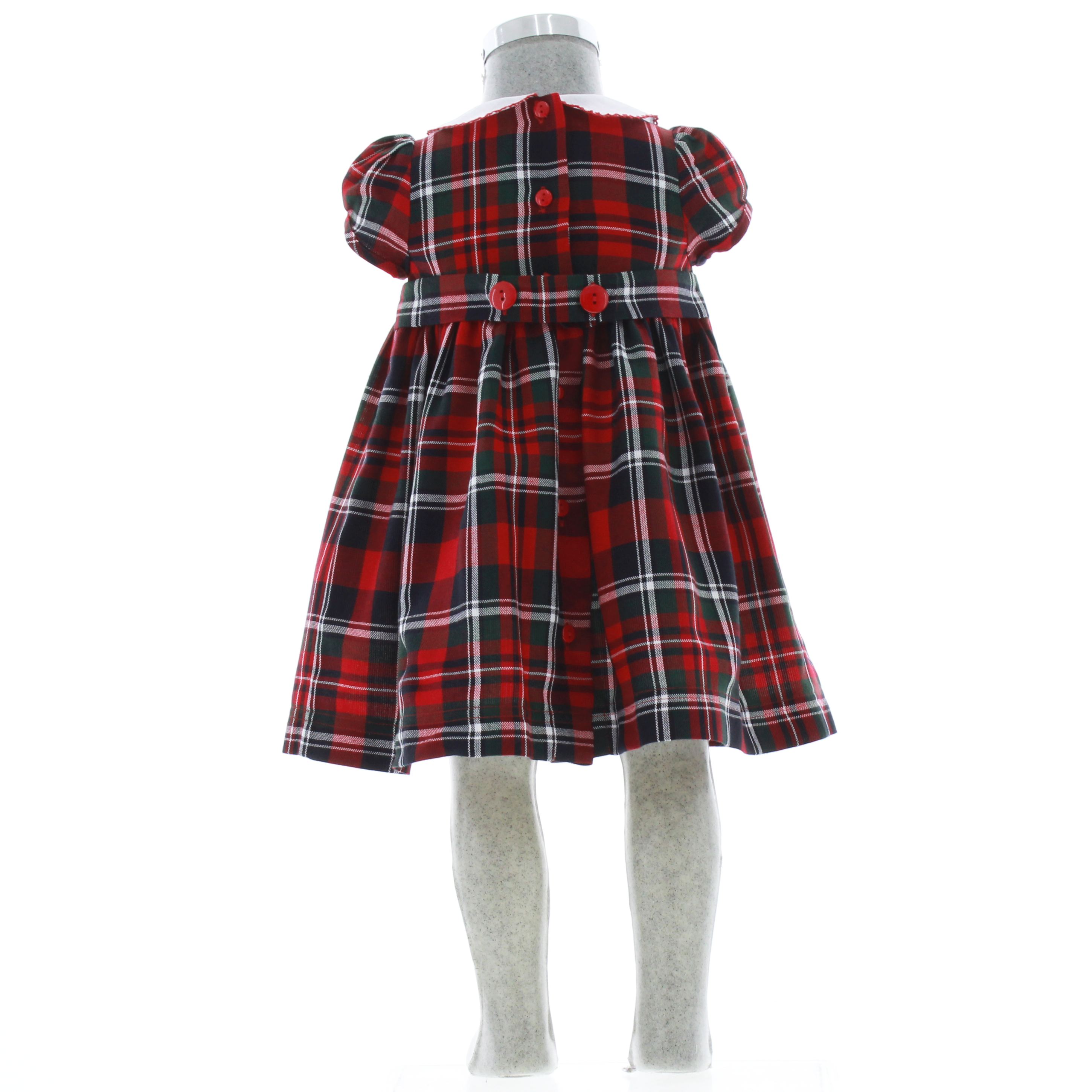 Vestido Para Niña color Rojo 3937 0 a 5 Años.