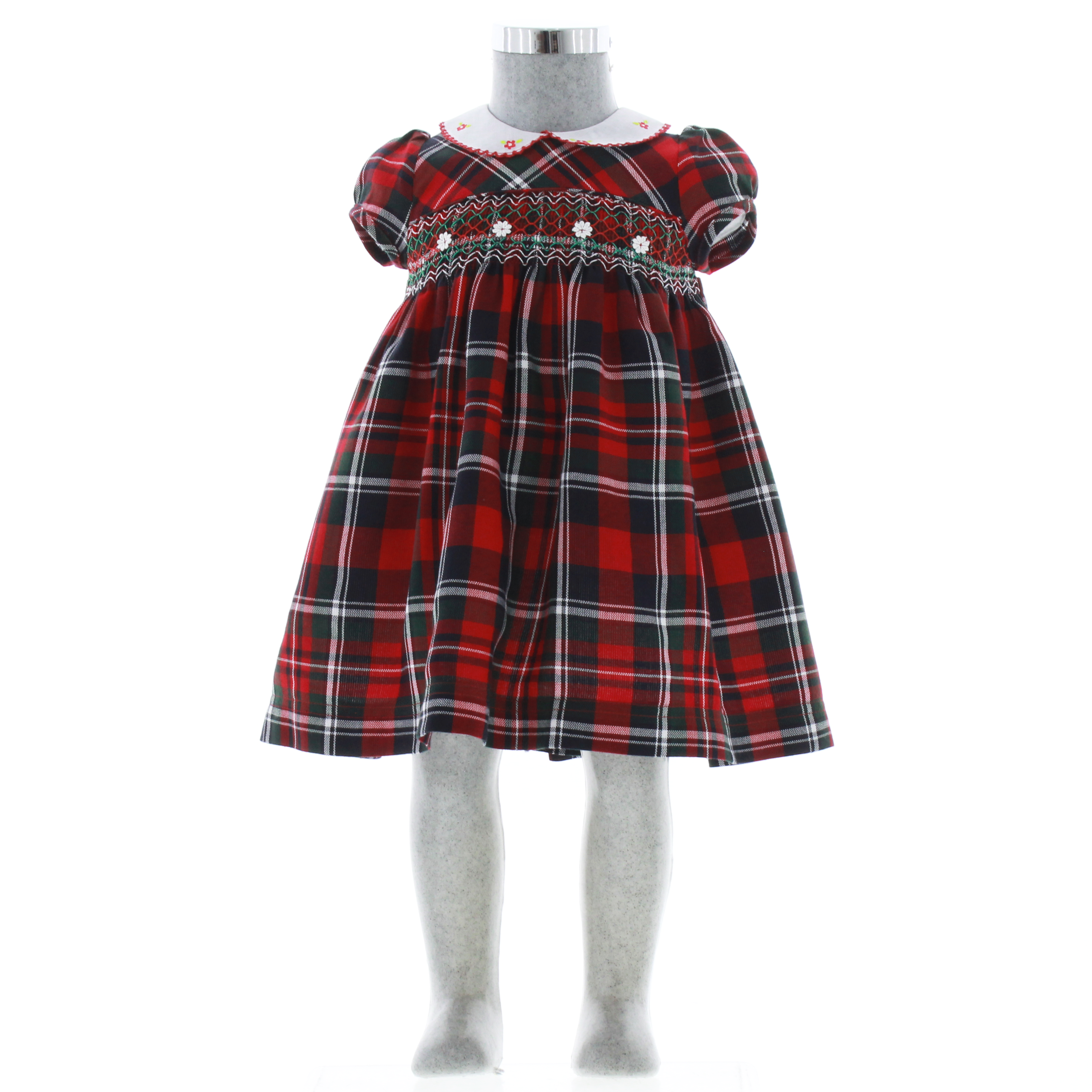 Vestido Para Niña color Rojo 3937 0 a 5 Años.