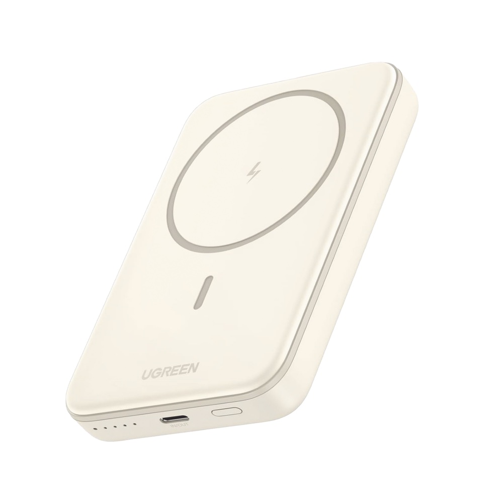UGREEN Power Bank Portátil de 10000mAh - MagSafe 20W, Carga Inalámbrica y USB-C - Ideal para Viajes