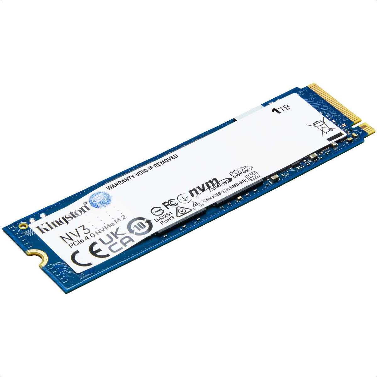 M.2 2280 SSD 1TB Kingston NV3 PCIe 4.0 NVMe SNV3S/1000G