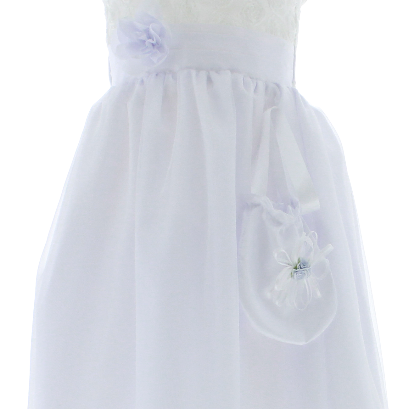 Vestido color Blanco Primera Comunión o Ceremonia 3915 7 a 17 Años.