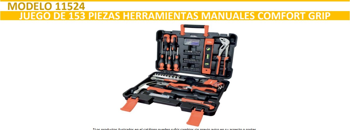 Autocle de Herramientas Manuales 153 Pz 11524 Adir