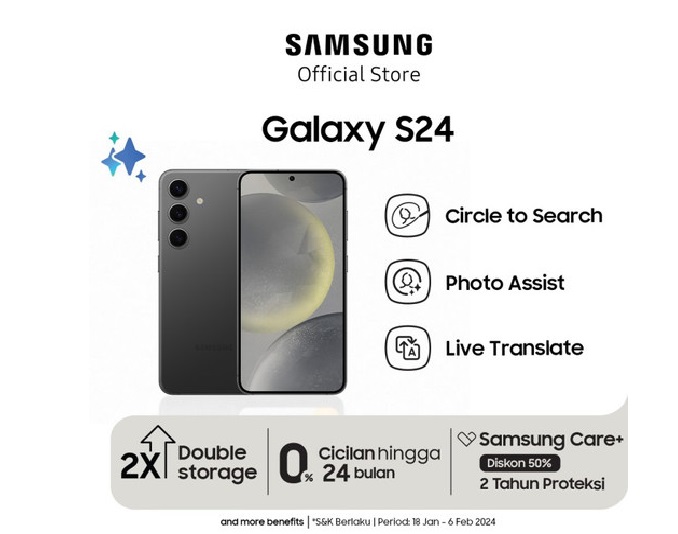 Samsung S24 5G 256Gb 8Ram Color Negro Dualsim Nuevo Libre.