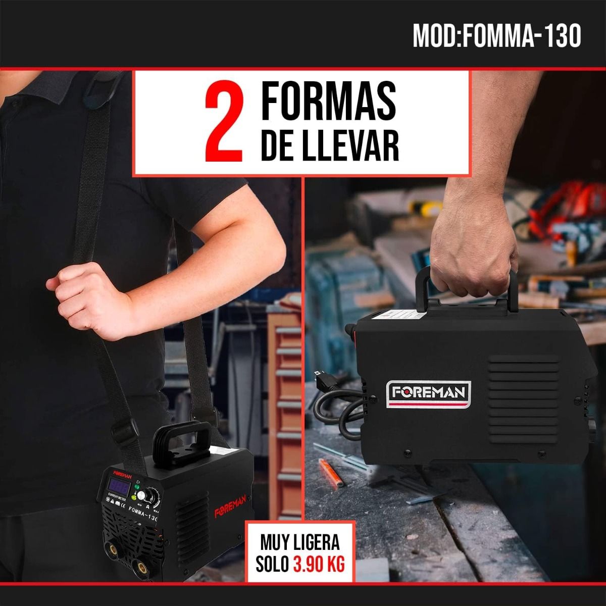 Soldadora inversora 130A FOMMA130 FOREMAN