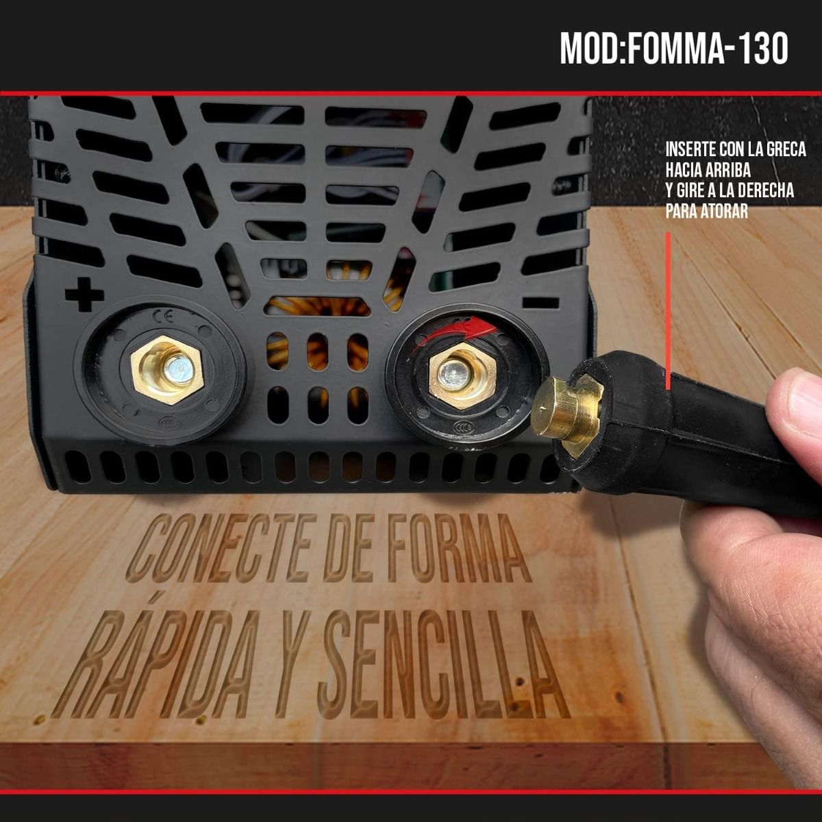Soldadora inversora 130A FOMMA130 FOREMAN