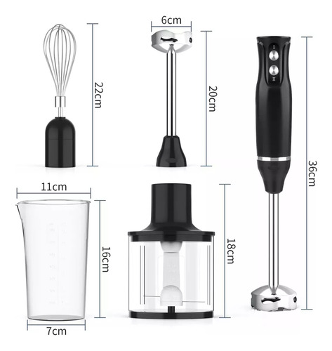 Batidora De Mano Multifuncional De Alta Potencia 500w