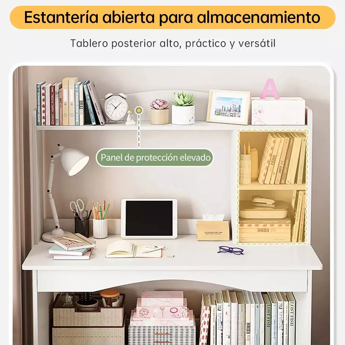 Escritorio Nórdico 2 Cajones Para El Dormitori Gabinete