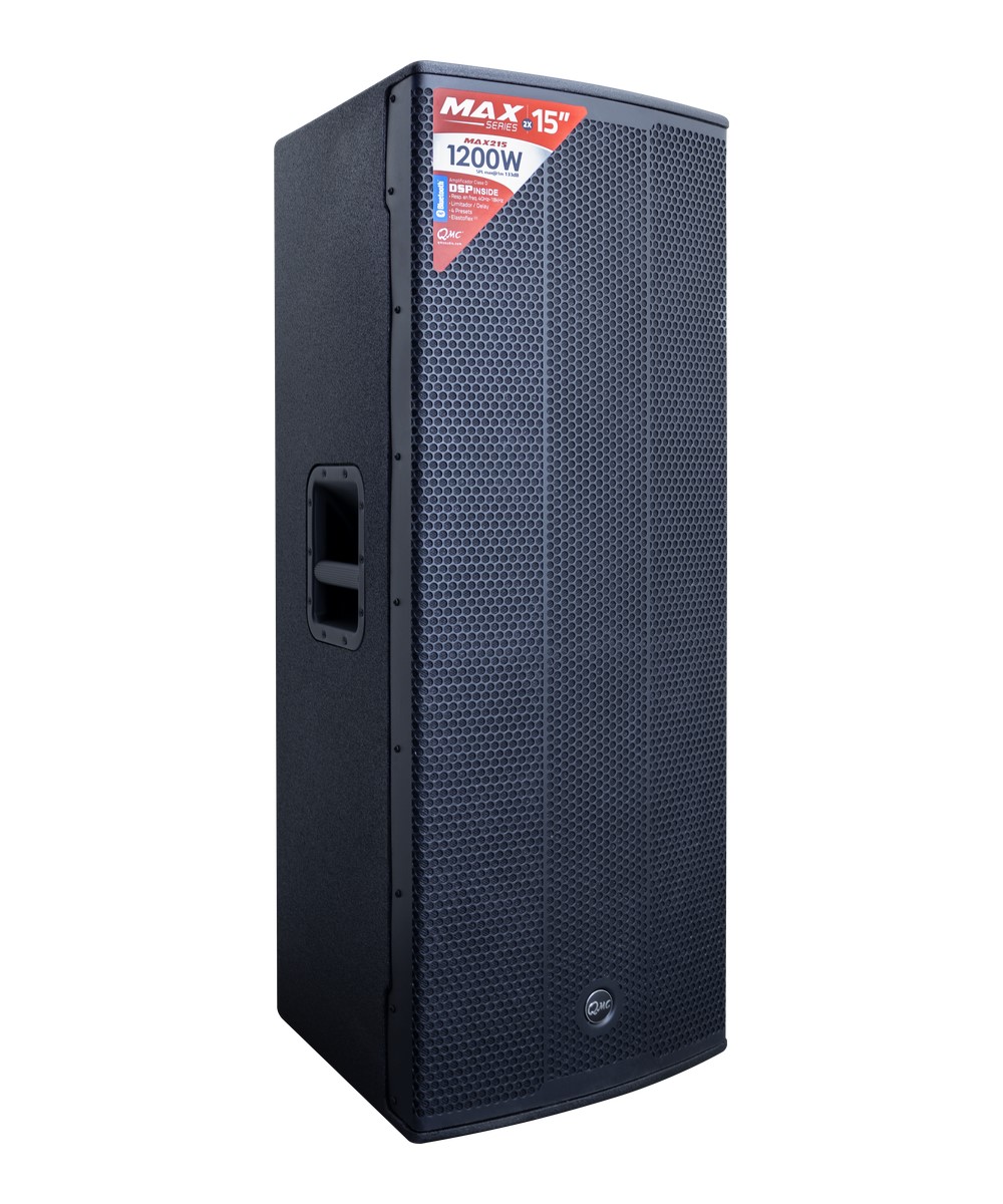 Bafle Concert QMC MAX 215 Activo Con Dsp Clase D Bluetooth Negro