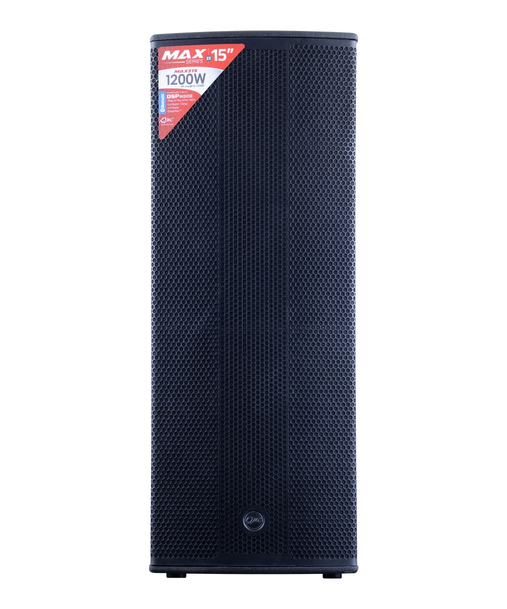 Bafle Concert QMC MAX 215 Activo Con Dsp Clase D Bluetooth Negro