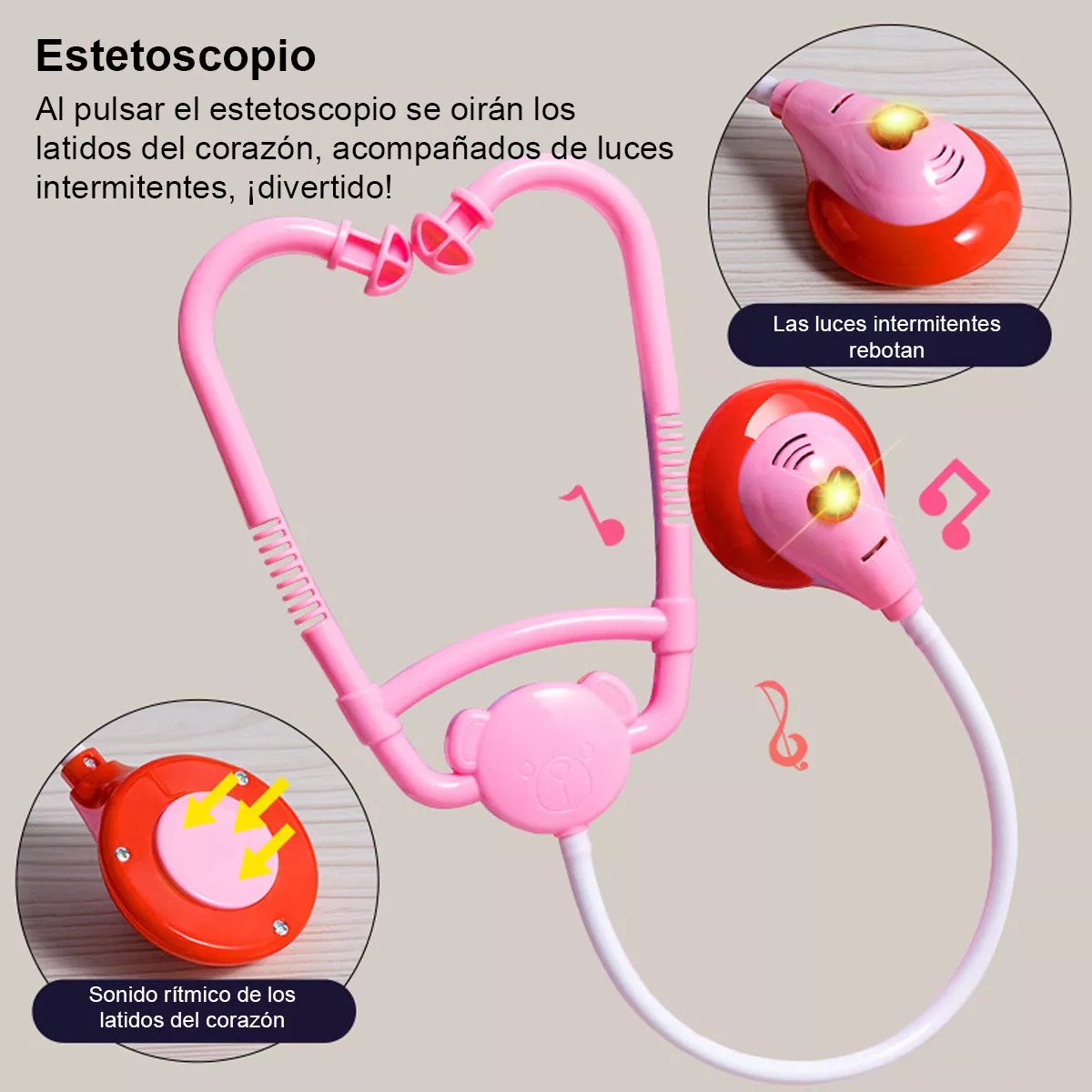 Kit De Juguetes De Doctor Para Niños, 46 Piezas