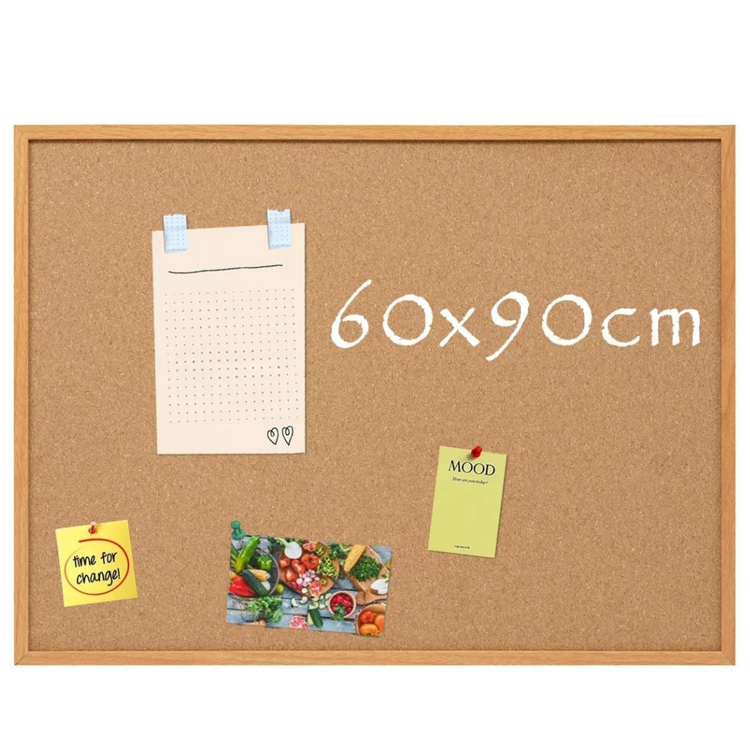 Pizarrón Corcho Para Pared Pizarrones Tablero Corcho 60x90cm