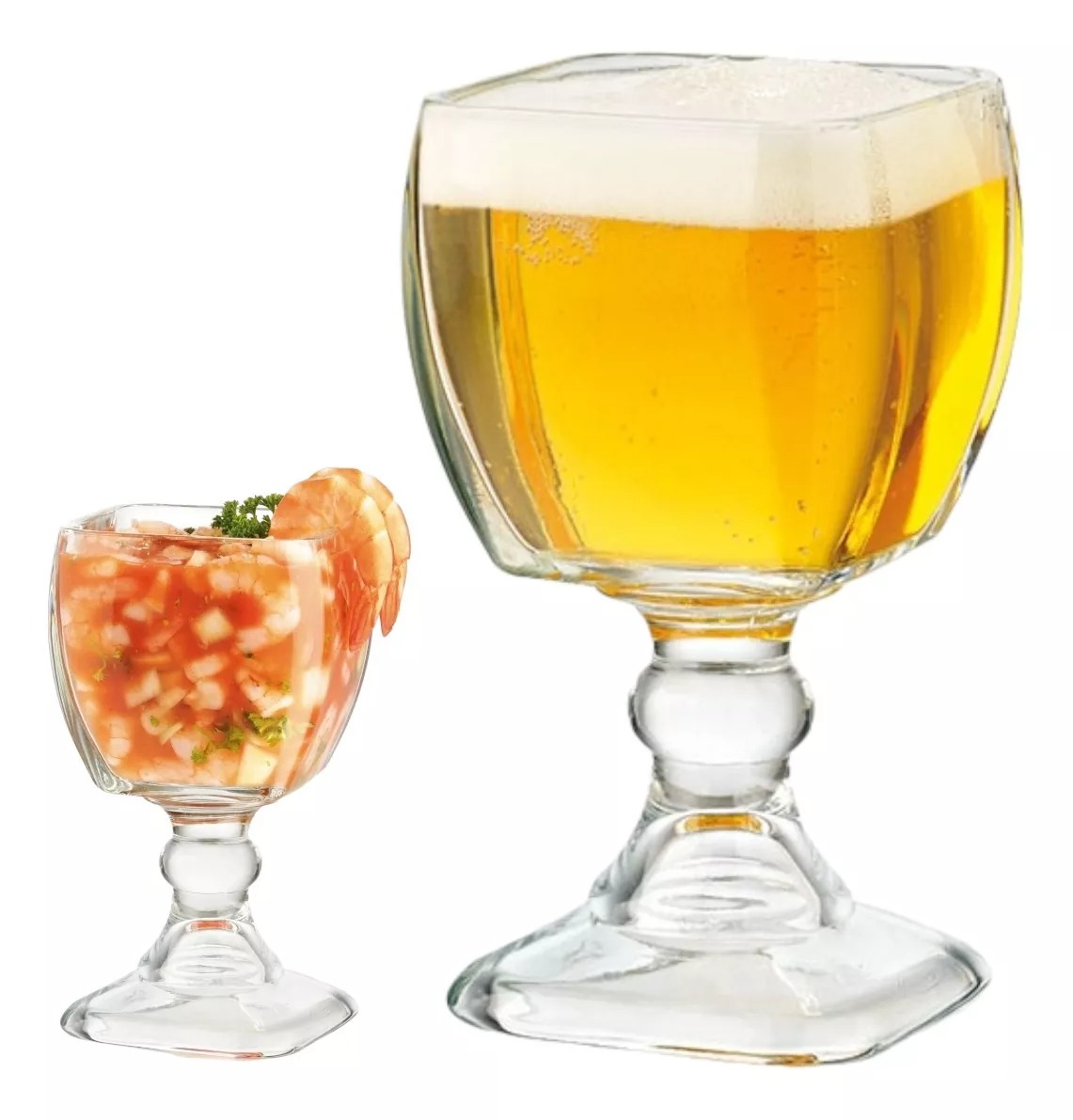 Copa Cuadrada Suprema Chabela De 610ml Caja De 12 Piezas