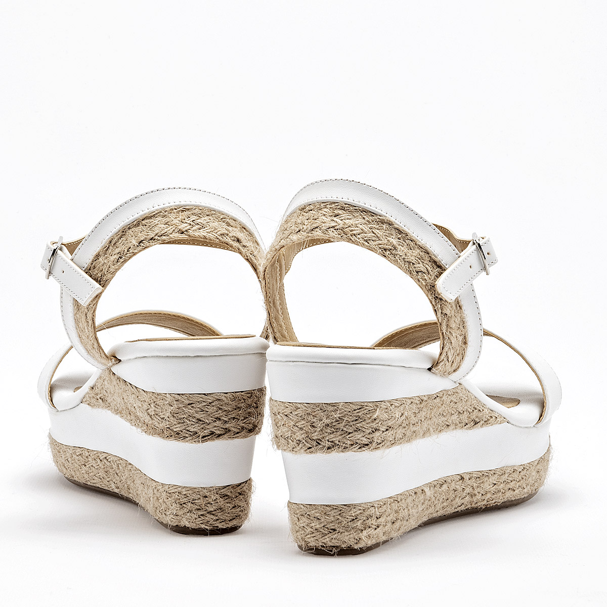 SANDALIA PLATAFORMA 7 CM FIRST AVENUE PARA MUJER COLOR BLANCO 5204