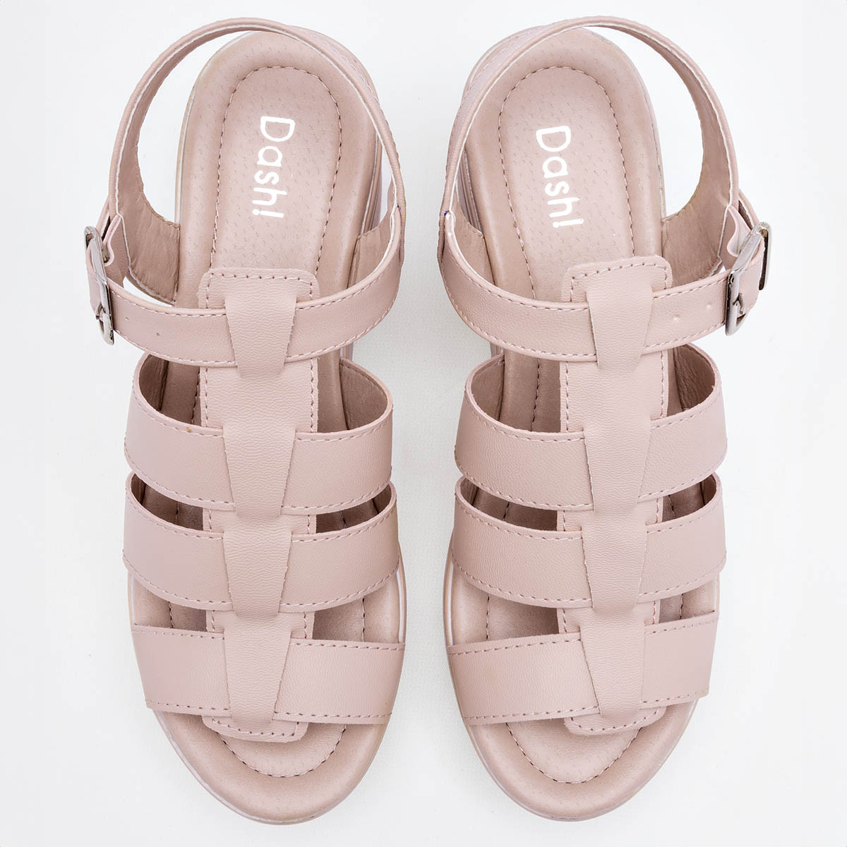 SANDALIA PLATAFORMA 6 CM DASH PARA MUJER COLOR ROSA 3693