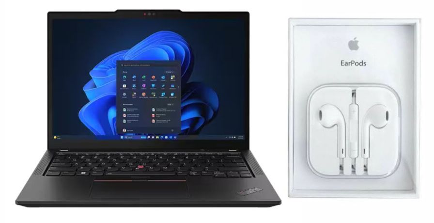 ThinkPad T14s Gen6 (Type 21M1, 21M2) Laptop, Procesador AMD Ryzen AI 7 PRO 360, Disco Duro 1TB, Memoria RAM 64GB mas EarPods