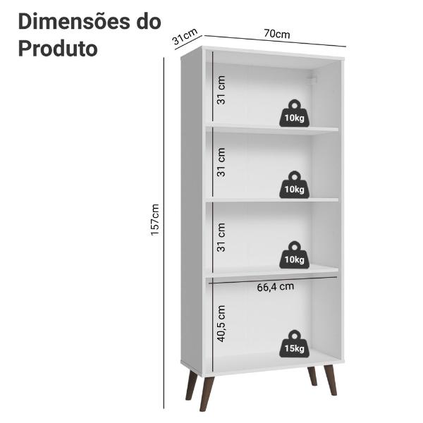 Mueble Armario de Vidrio Madesa 2 Puertas Con Pies BB 03