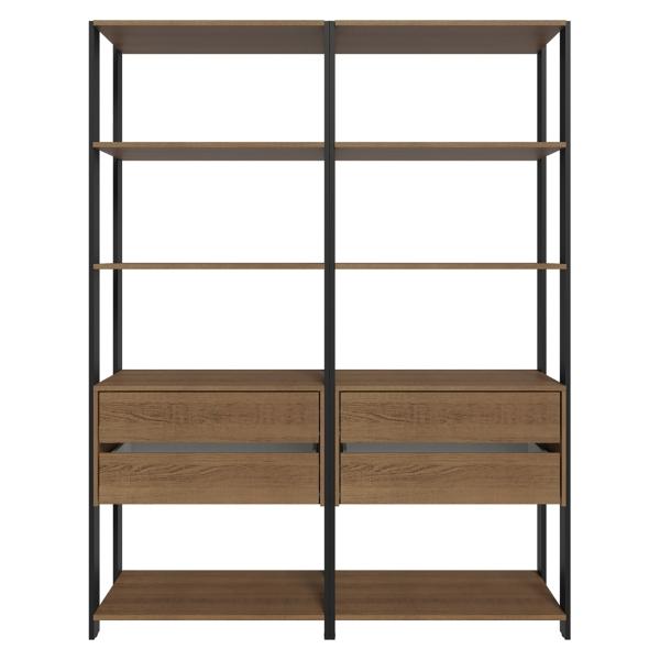 Armario Organizador Multiuso para Libros Madesa 140cm MN