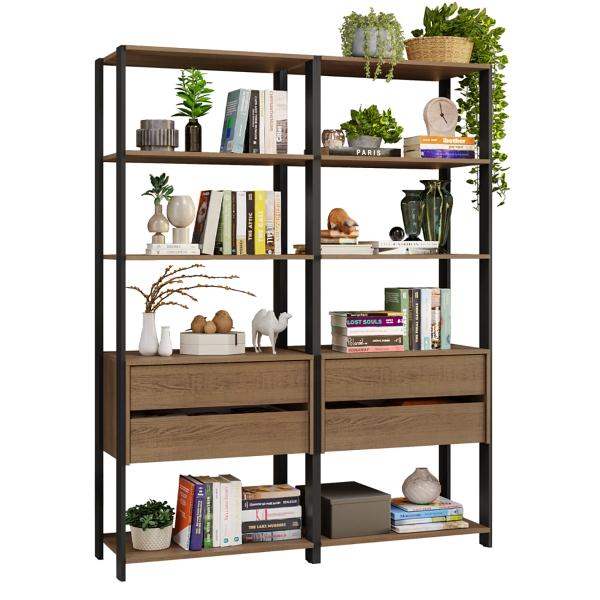 Armario Organizador Multiuso para Libros Madesa 140cm MN