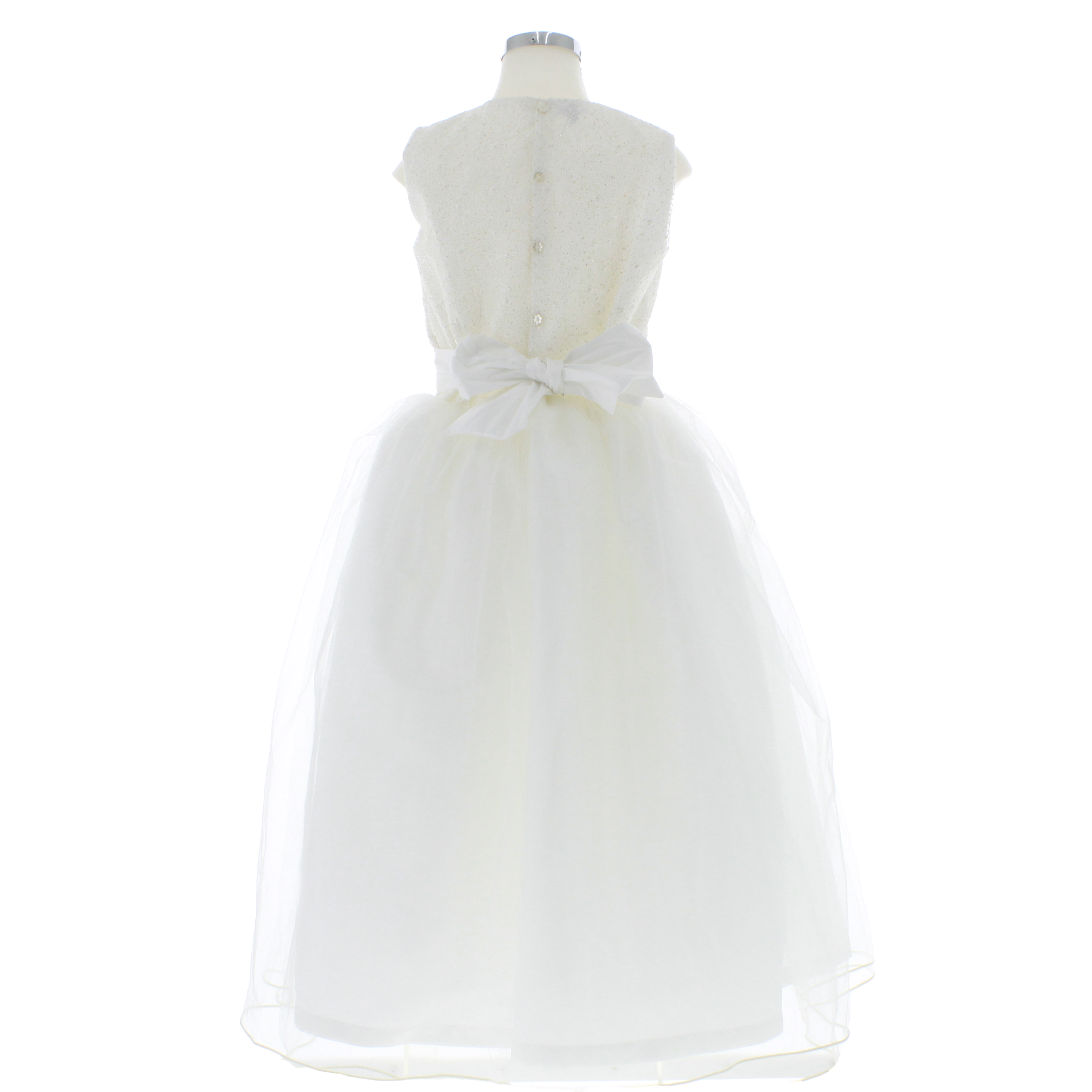 Vestido color Beige Primera Comunión o Ceremonia 3948 7 a 17 Años.
