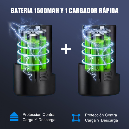 Llave De Impacto Inalámbrico Kit Pistola Impacto 2 Batería