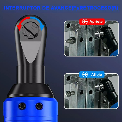 Llave De Impacto Inalámbrico Kit Pistola Impacto 2 Batería