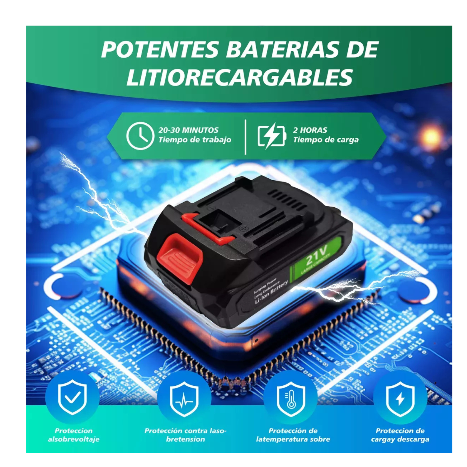 Motosierra Eléctricas Mini Sierra Chica Inalambrica Portátil
