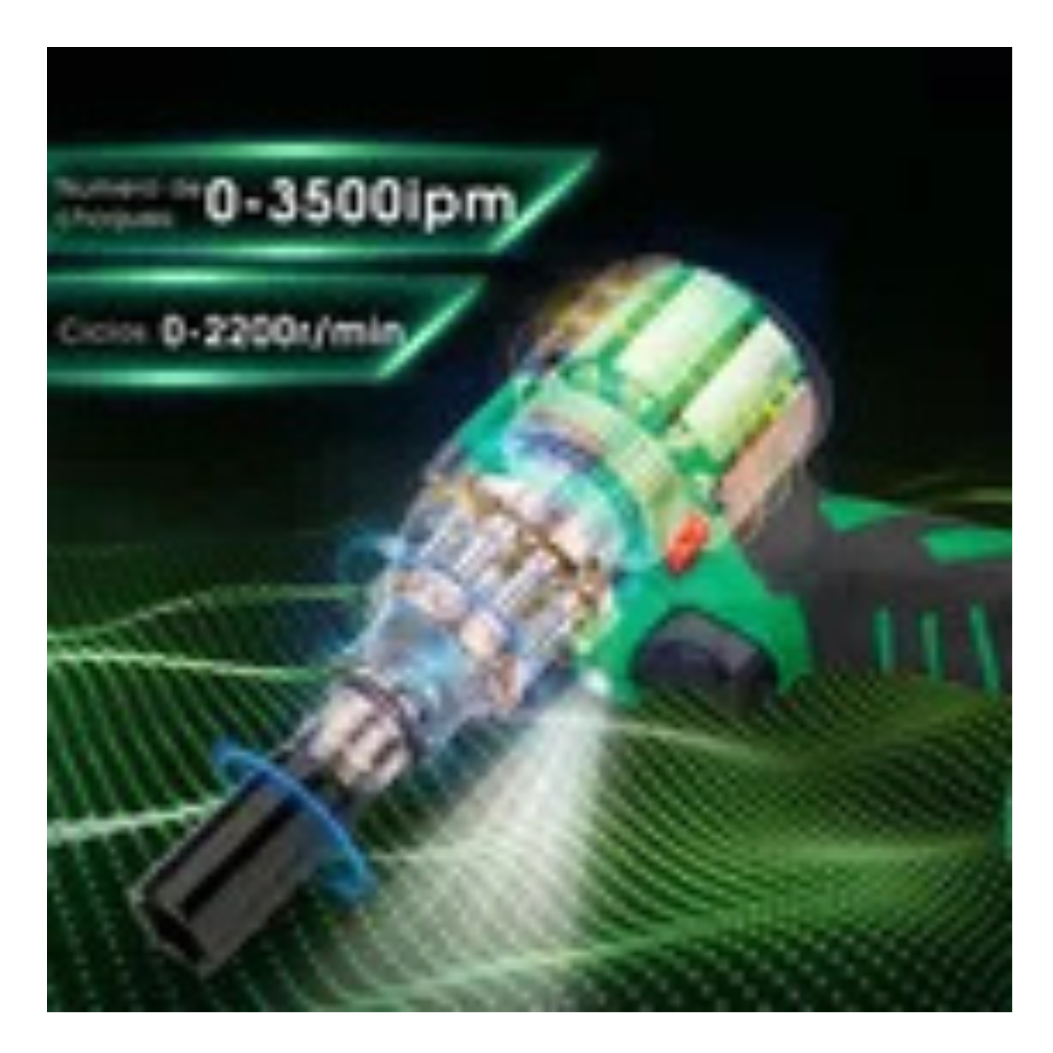 Llave De Impacto Pistola Taladro Eléctrica Inalámbrico 2pila