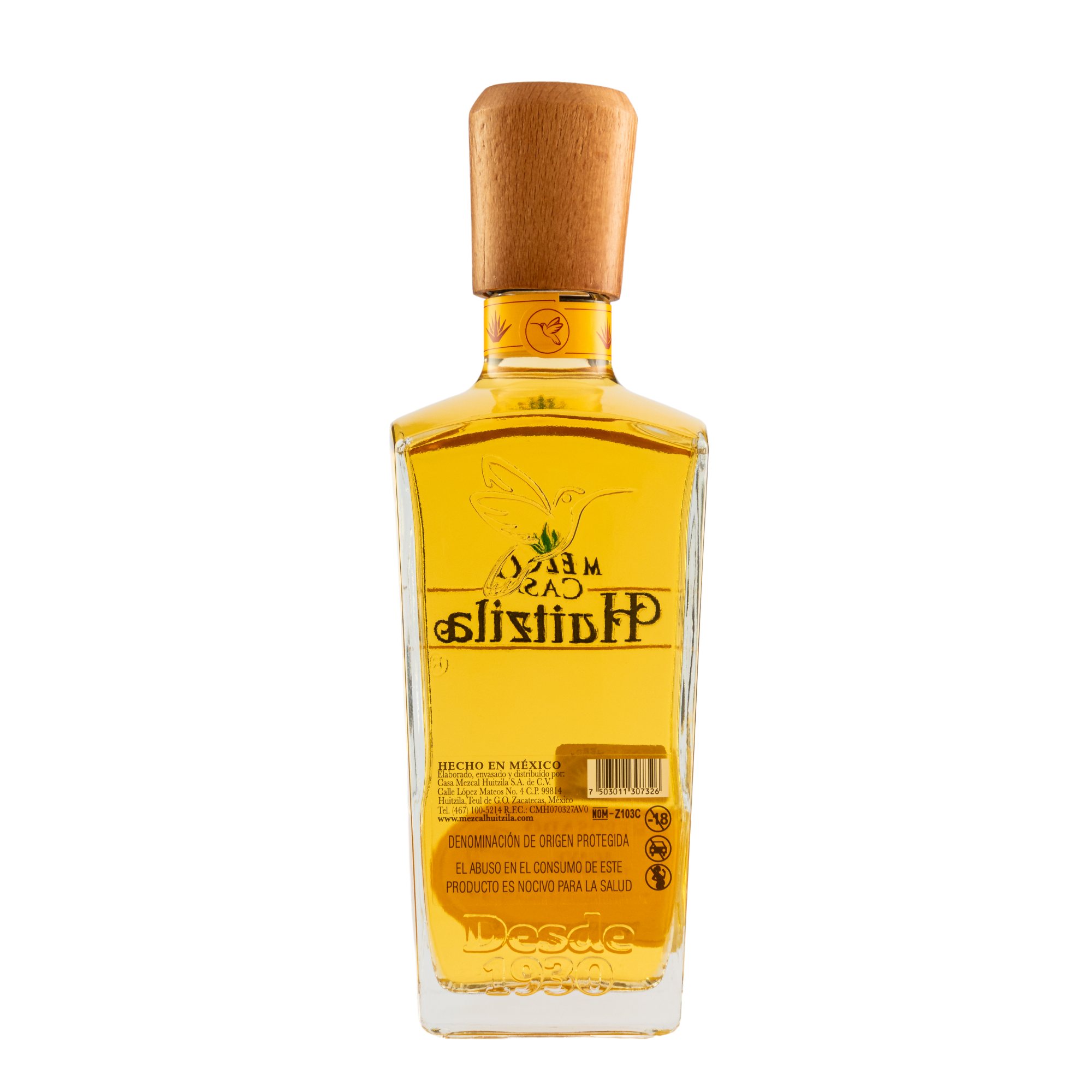 Mezcal Casa Huitzila Reposado 100% Agave 750 Ml