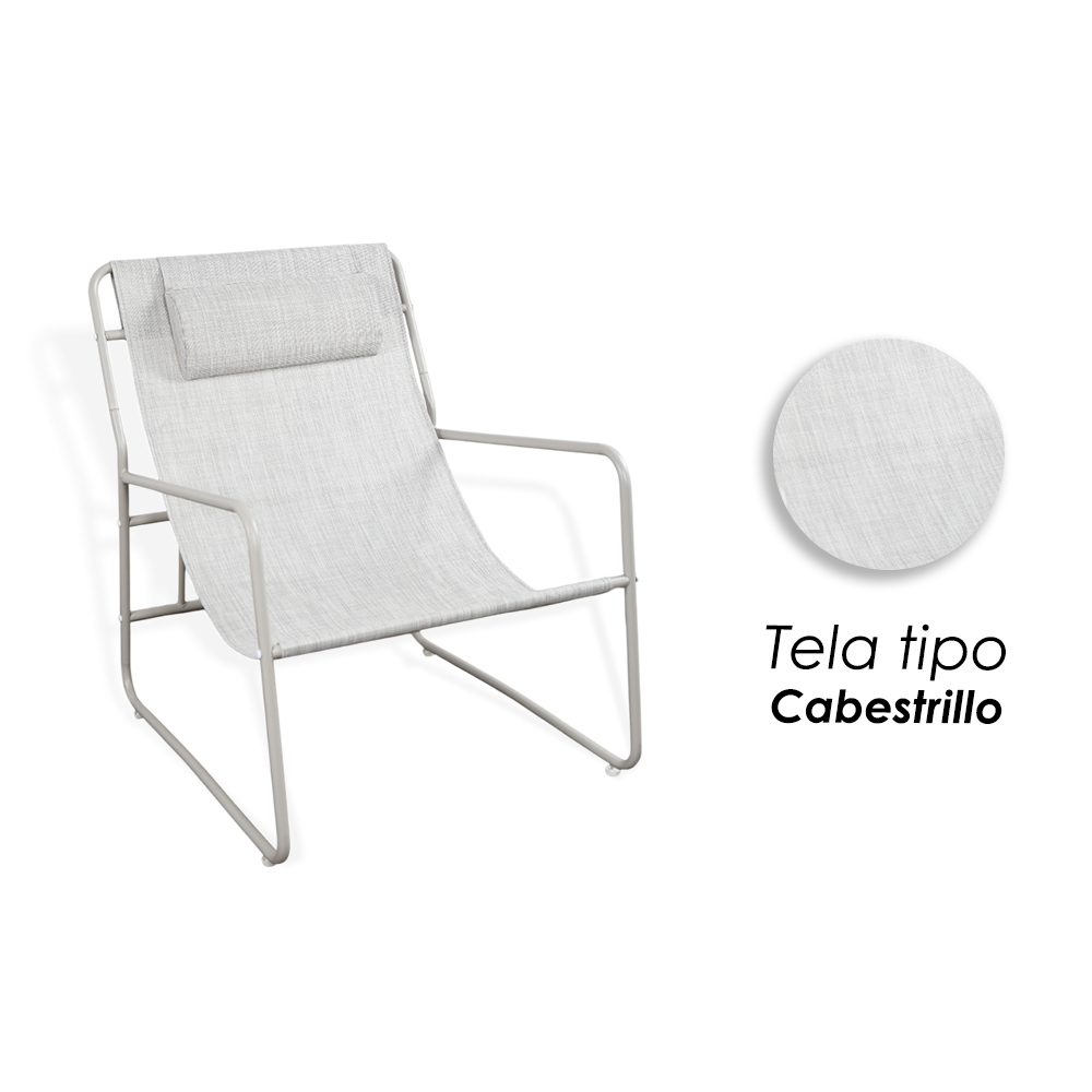 Ilios Innova | Sala de 3 Piezas para Exterior con Mesa de Hierro